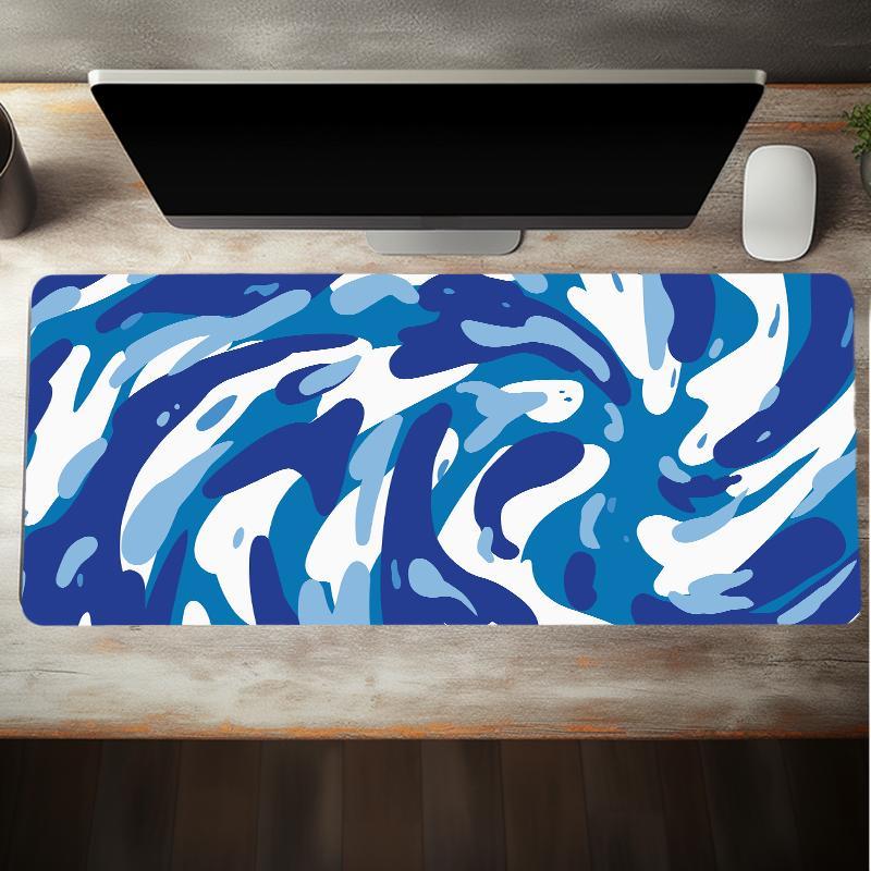 Camouflage Pattern Mouse Pad, 1 Piece Abstract Art Gaming Mouse Pad, Non-slip Mousepad for Gaming Laptop Computer Desktop Office Home Desk Accessories