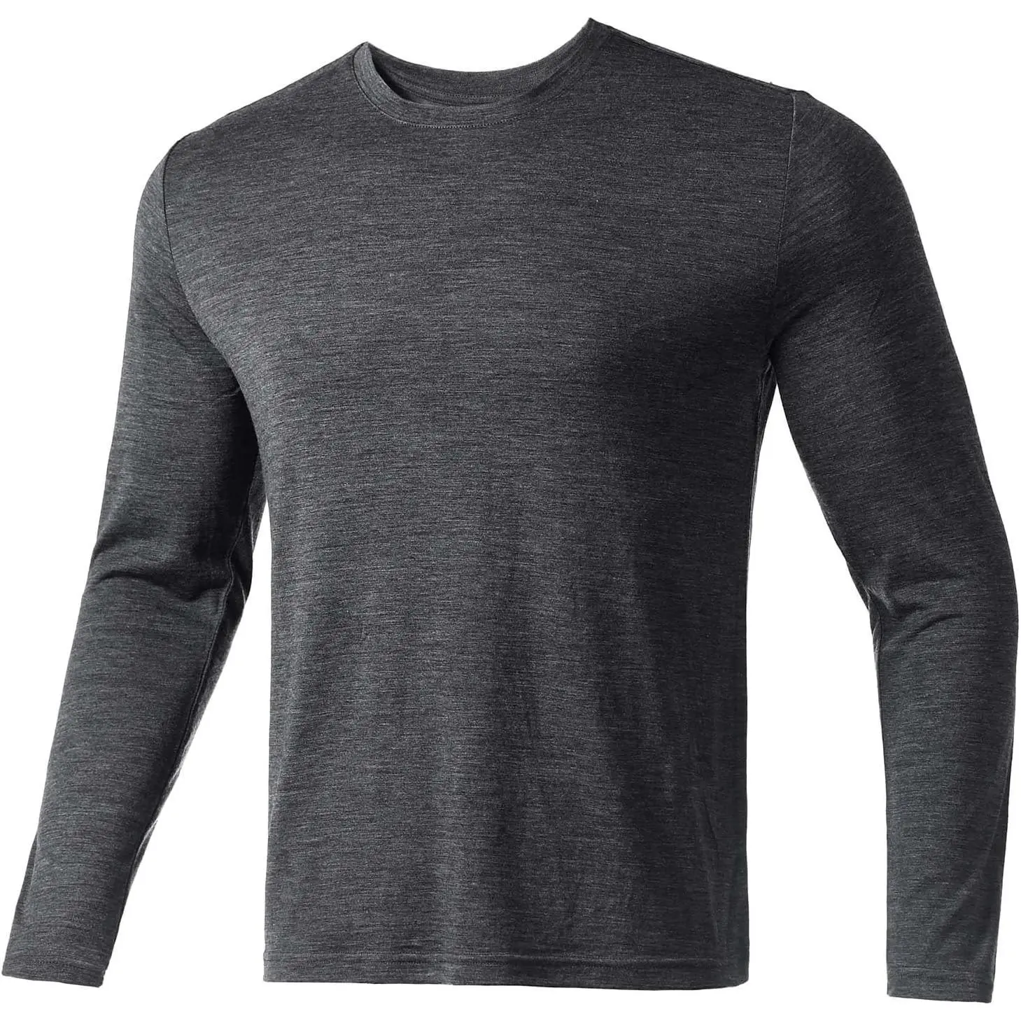 100% Merino Wool Base Layer Mens Soft Long Sleeve Shirts Odor Resistance Thermal Underwear for Hunting Hiking