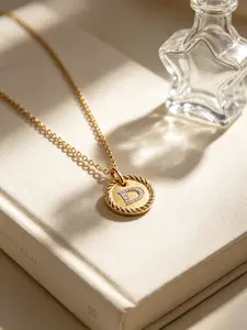 2026  Original New Trend Retro Design DYXL-02D Letter 10mm Necklace for Women Fashion High-Quality Jewelry Accessories Gift
