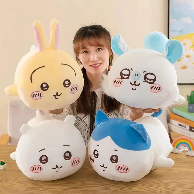 jiyi Series Long Doll Plush Cartoon Hachiware Soft Pillow Cute Plush Doll Ornament Anime Plush Gift For Girl Home Decoration