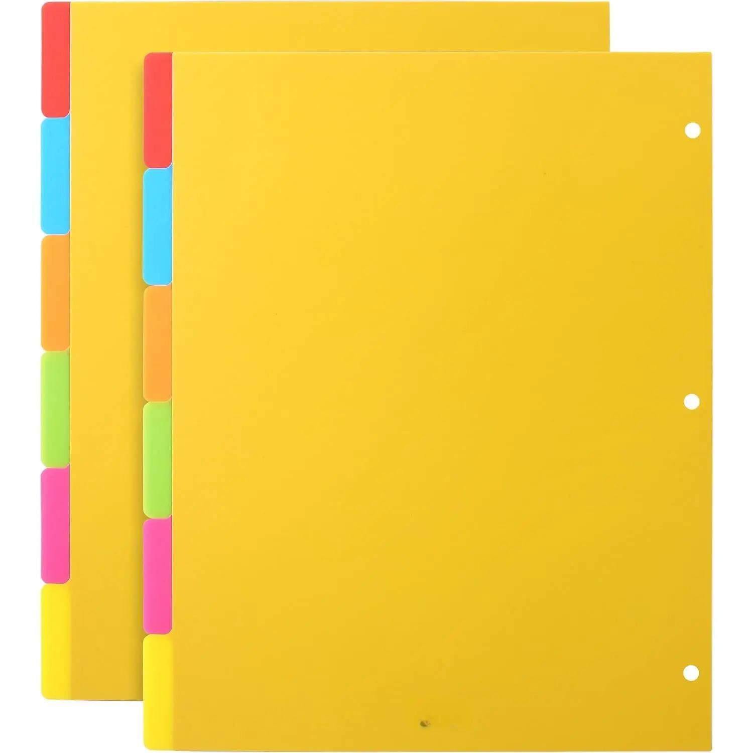 - Dividers for 3 Ring Binder, 2 Sets, 6 Pack/Set, 12 count | Letter Size, Binder Dividers with Tabs for Student, Teacher, Office,  Organizers