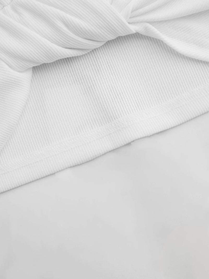 Women's Plain V Neck Tee, Casual Short Sleeve T-Shirt for Summer, Ladies Clothes for Daily Wear