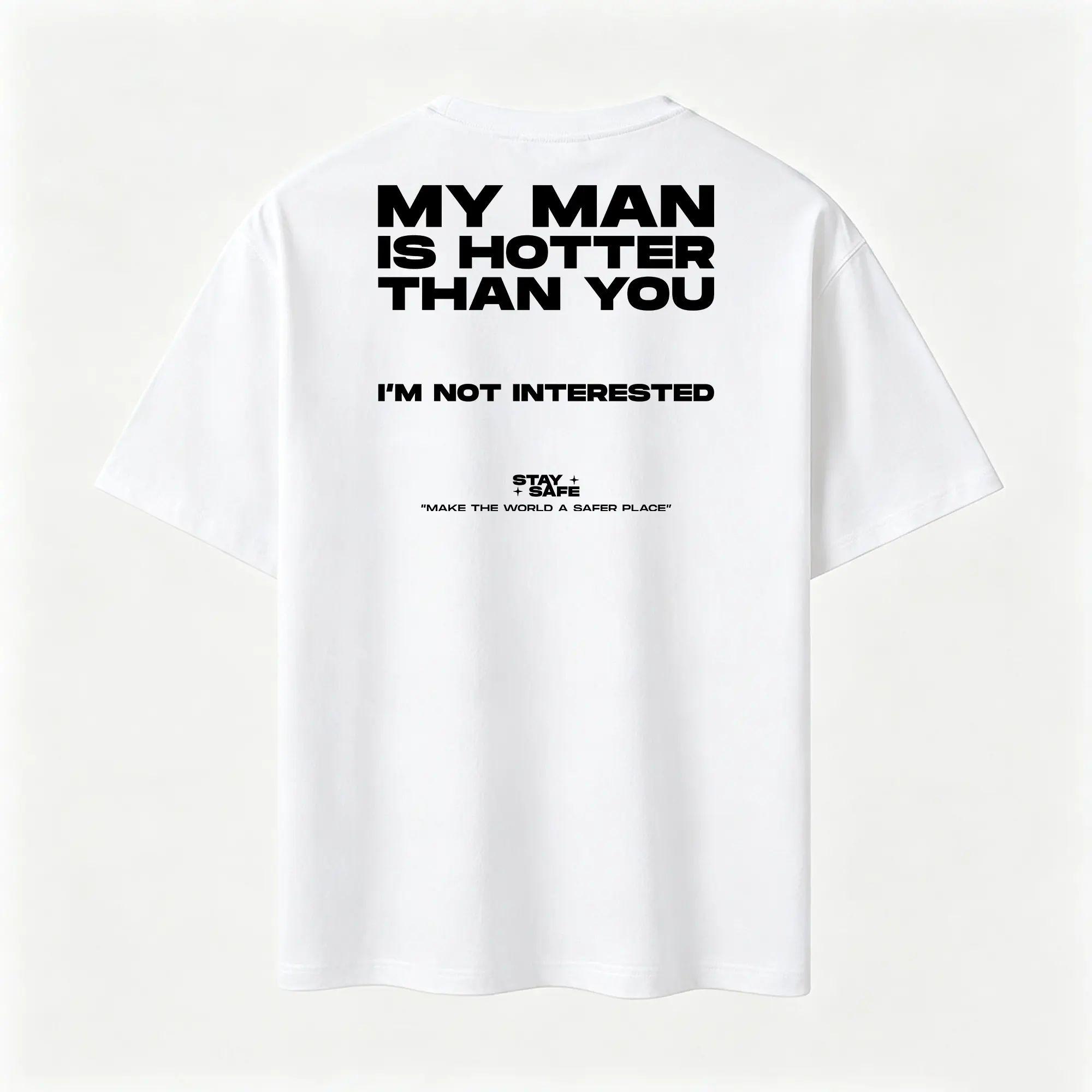 Women's Funny "My Man Is Hotter Than You" Slogan Graphic Tee, Casual Style Sports Top, Unisex Tshirt for Relationship Humor (Sports & Outdoor Clothing)