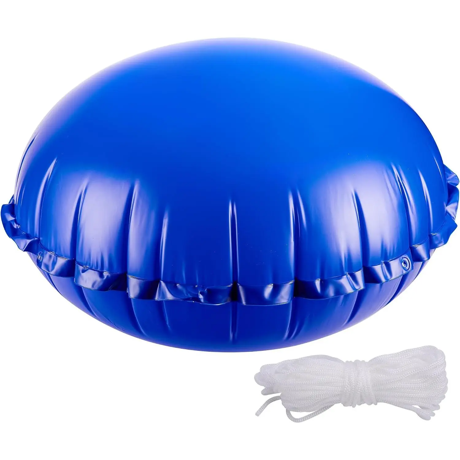4 x 4 Ft Pool Air Pillows for Above Ground Pools- Round Winter Pool Cover Pillow- Ice Equalizer Air Pillow- Swimming Pool Winterizing Closing Pillow with Ropes for Support Pool Covers