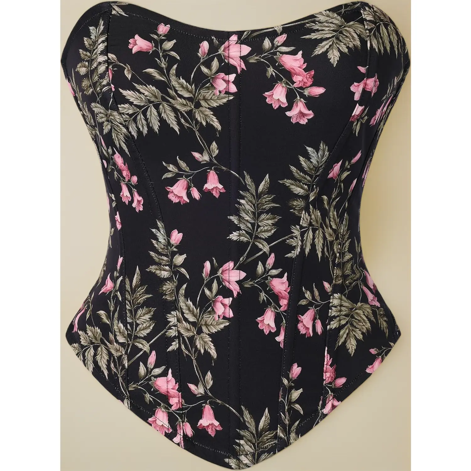 Scarlet Darkness Corset Tops for Women Renaissance Floral Bustier Western Concert Going Out Top