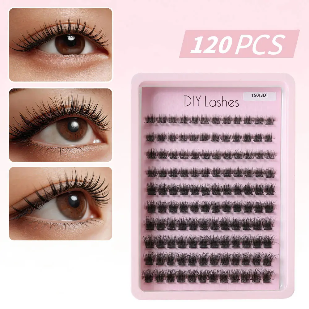 Get the Viral "Manga" Flutter! 3D Gentle Baby Curl Mini Cluster Lashes - Seamless Natural Volume, Beginner-Friendly Daily Extensions