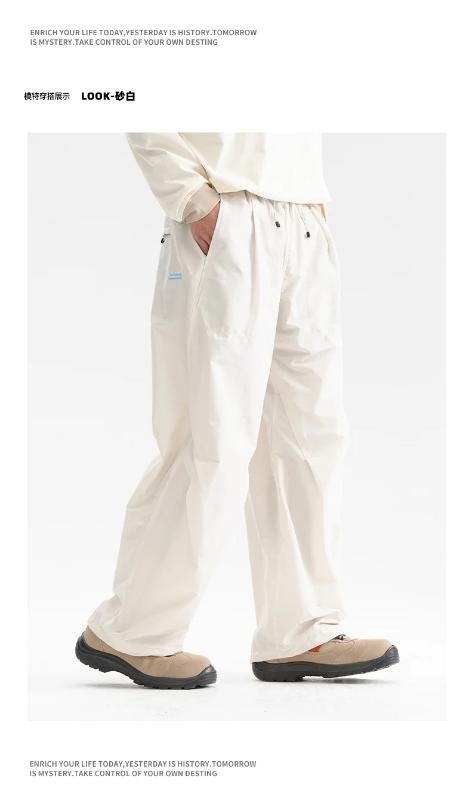 Kyn Apparel Unisex Lightweight Waterproof Windproof Paratrooper Work Pants Quick-Dry Tear-Resistant  Loose Straight-Leg  Cargo Trousers