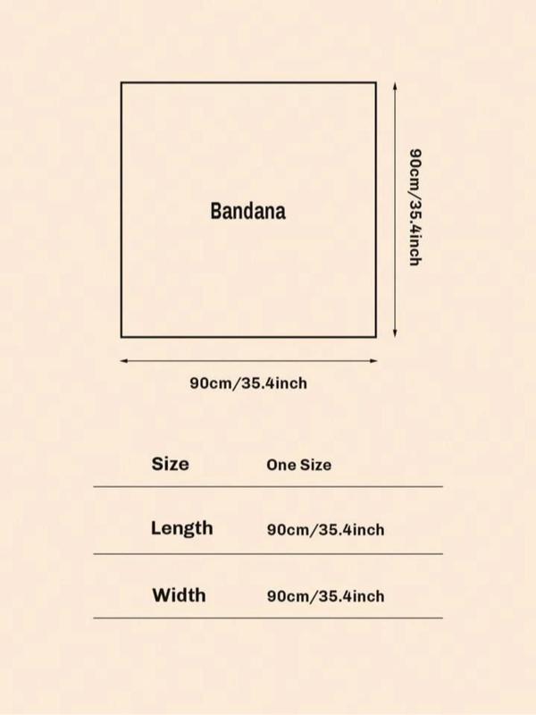 90*90 cm Floral Paisley Silk Scarf, Vintage Plain Design for Women, All-Season Fashion Shawl and Headband