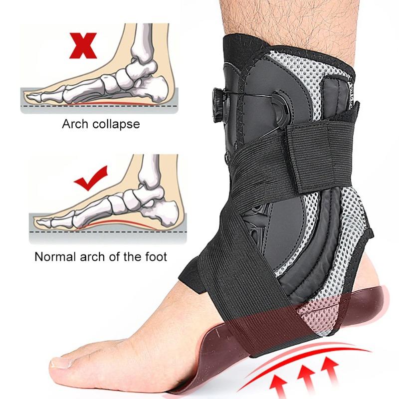 Adjustable Arch Support Insoles Orthotics Flat Feet Foot Pain Relief Ankle Support Inserts Overpronation Corrective Insole Plantar Fasciitis Heel Spurs Running Shoes Orthopedic Insoles