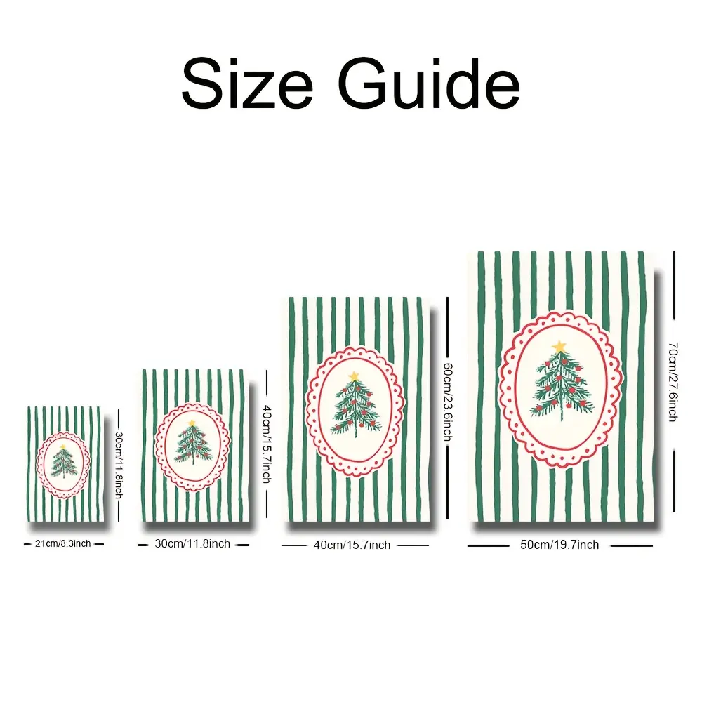2D Flat, 2D Flat, Collection of 3 Playful Christmas Artworks, Stylish Holiday Prints, Timeless Creative Decorations, Adorable Christmas Art Posters, Winter Decorations, Festive Decor, Perfect Gift for Living Room, Bedroom
