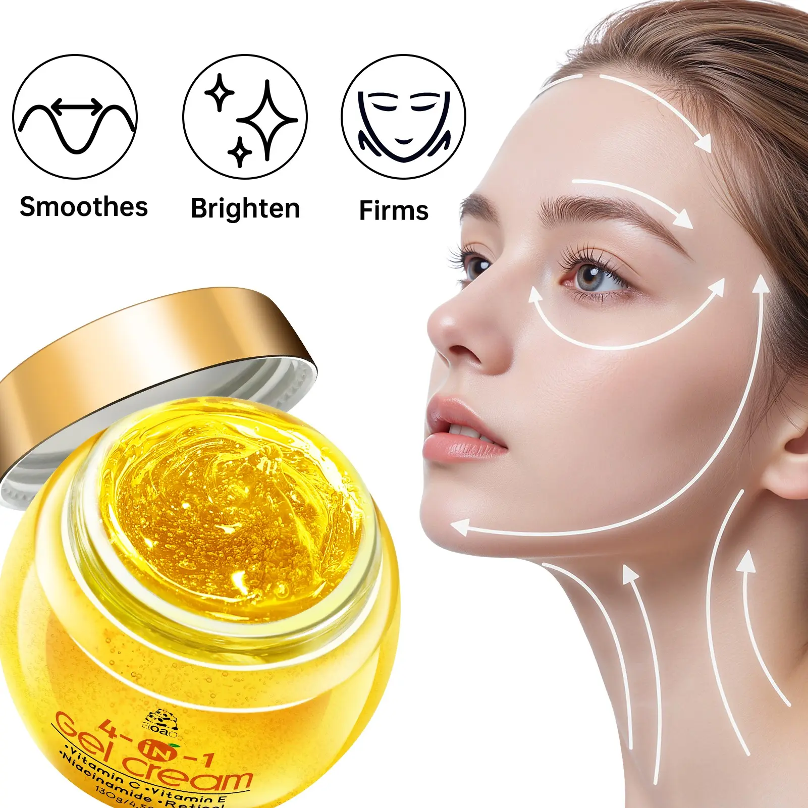 4-In-1 Face Cream, Multi-Purpose Skincare Moisturizer, Daily Use Facial Lotion, Hydrating & Nourishing Formula, Ideal for All Skin Types