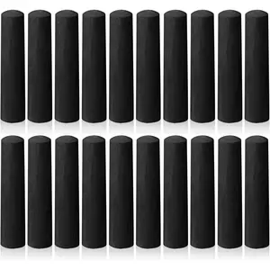 20 Pcs Sidewalk Chalks for Kids Non Toxic Jumbo Chalk for Party Gift Outdoor Art Classroom Play Painting (Black)