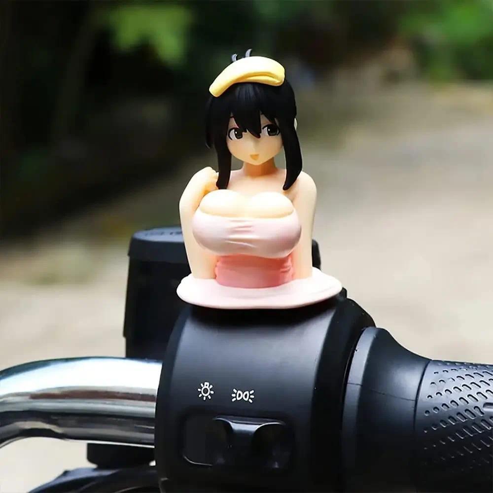 1/2 car phone holder, bikini  girl cartoon anime cute Kanako wobbly ornament, car dashboard decoration interior.