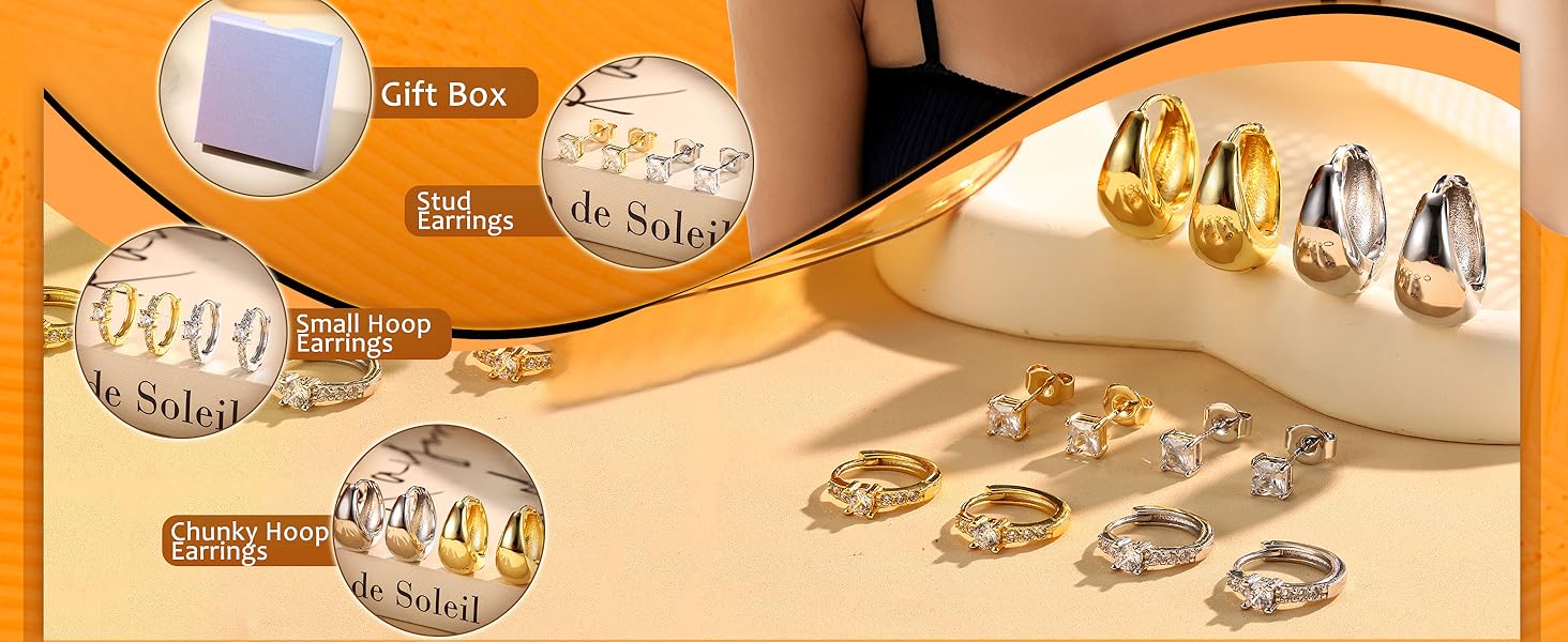 Jstyle 3 Pairs 925 Sterling Silver Earrings for Women Grils Hypoallergenic Silver/Gold Stud Hoops Earrings Set Dainty Studs Huggies Earings Flower Butterfly Earrings Sets for Multiple Piercings Jstyle 3 Pairs 925 Sterling Silver Earrings for Women Grils Hypoallergenic Silver/Gold Stud Hoops Earrings Set Dainty Studs Huggies Earings Flower Butterfly Earrings Sets for Multiple Piercings