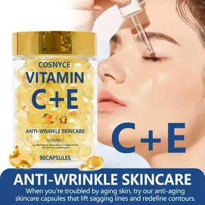 Vitamin C+e Facial Serum, Hydrating Face Essence, Firming Nourishing Care, Gentle Skincare, Strong Moisturizing, Portable Travel, Suitable for All Skin Types