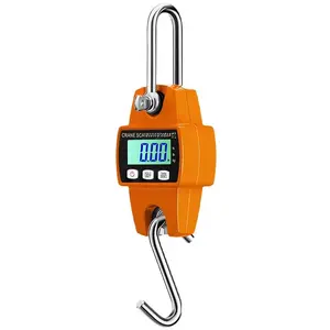 660lb Digital Hanging Scale with Cast Aluminum Case, Portable Heavy Duty Crane Scale 300kg for Farm, Deer Hunting, Fishing, Livestock & Garage