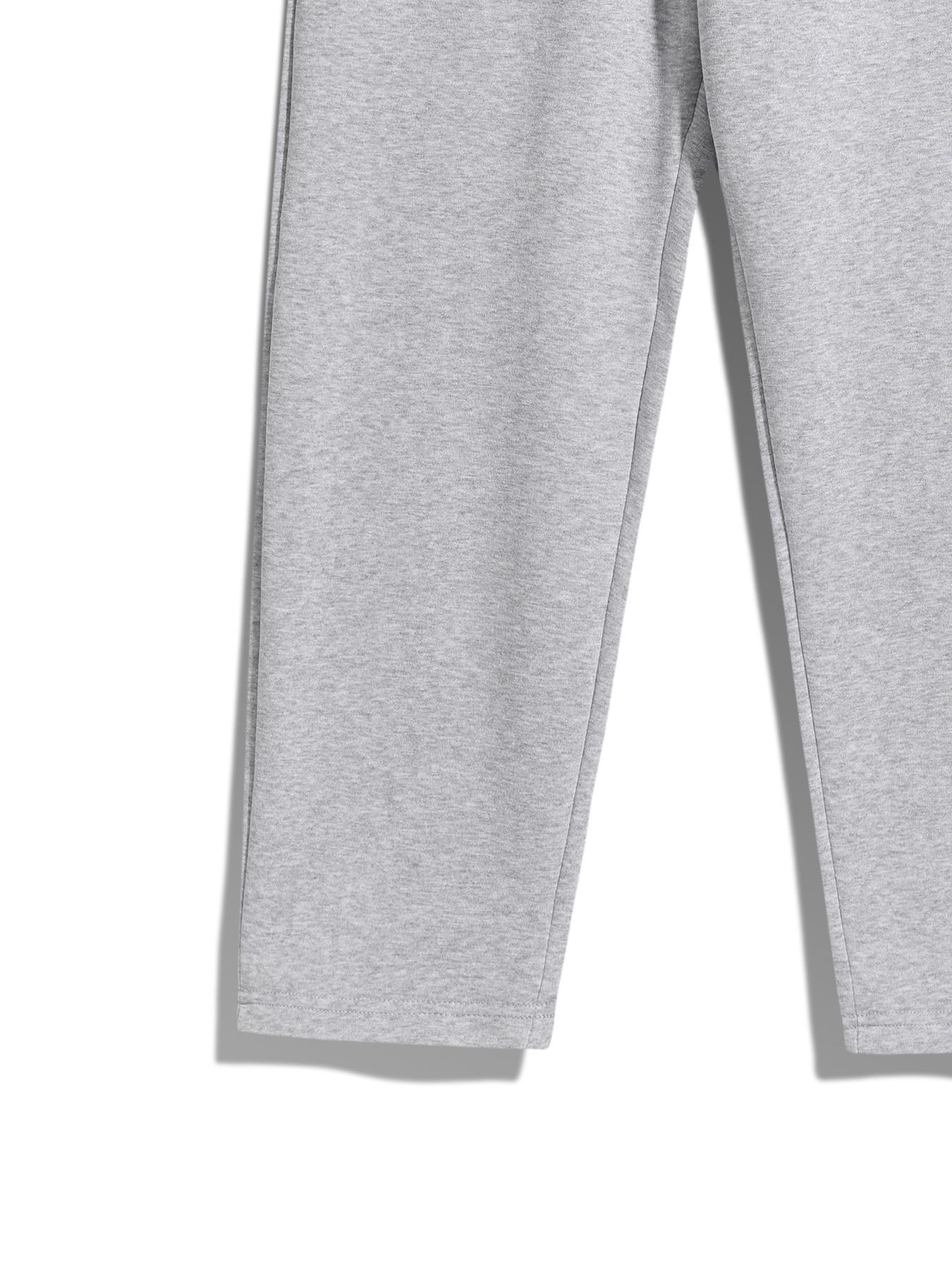 Men's Thermal Lined Pants with Drawstring Waist, Relaxed Fit Loose Sweatpants for Fall & Winter, Men's Bottoms