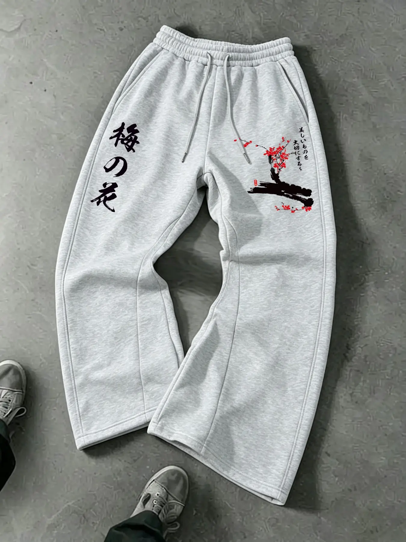 Plaid Pattern Print Microflare Sweatpants, Unisex Streetwear Style, Soft Breathable Material, Five Sizes Available, All-Season Wear