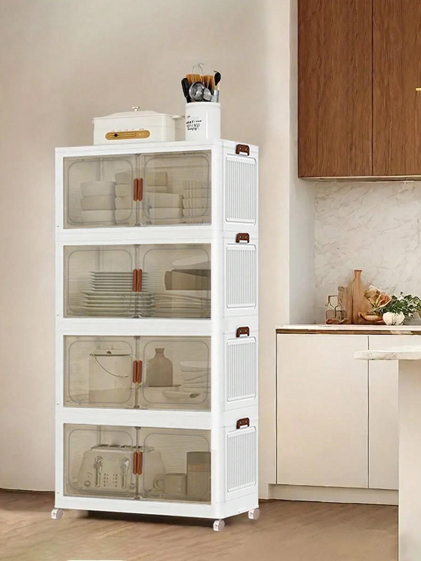 4layers  Plastic Storage Box Organizer, Stackable Storage Box, Covered Storage Box, Storage Container Organizer