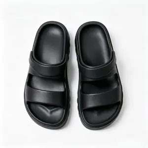Comfy Thick-Sole Open-Toe Sandals for All-Day Wear | Non-Slip Cushioned Slides, Perfect for Shower, Travel & Casual Outings