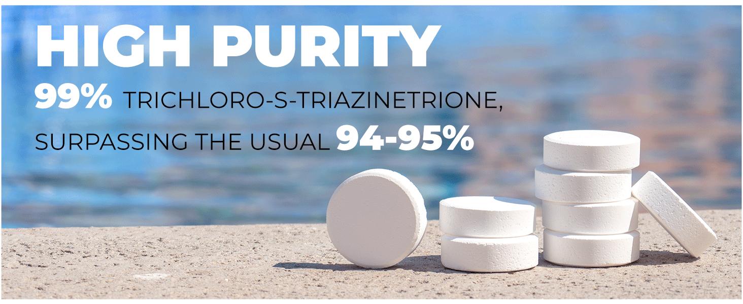 Complete 3" Chlorinating Tablets, 10 lb, Chlorine Tablets for Sanitizing Swimming Pools Chlorine, 10 Pounds