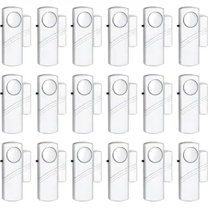 Door Window , 90DB Door Alarms for  Safety, Door Window Burglar , Window Pool Alarms for , Apartments, Offices, Hotel Rooms (18 Pack)