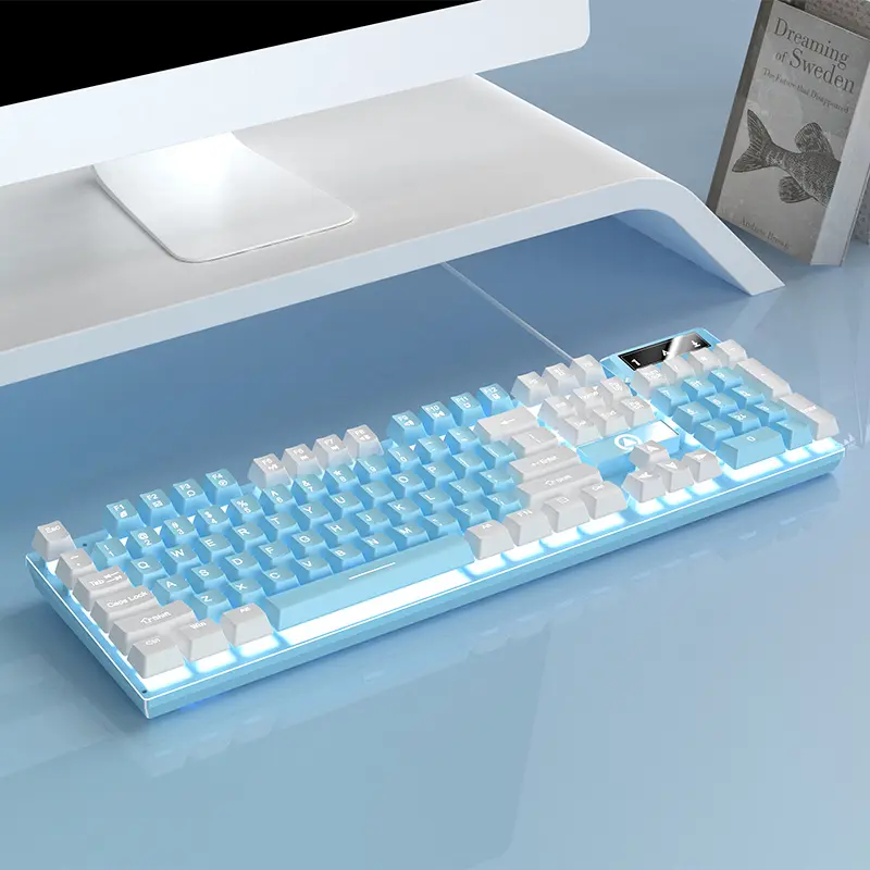 Wired  Keyboard Gaming  Laptop Desktops PC Computer Office Accessories Low Profile Gamer Keyboards With Numpad