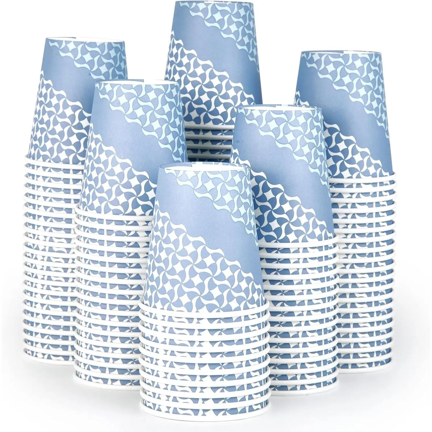 Paper coffee cups 10 ounces, 240-pack disposable paper coffee cups, paper beverage cups for hot/cold drinks