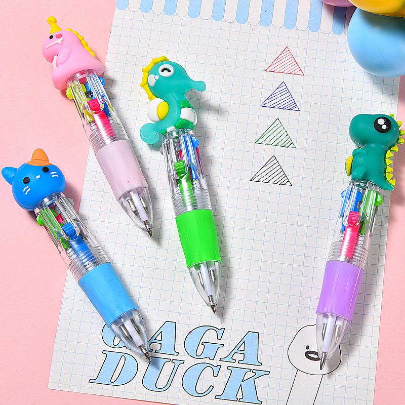 20PCS Adorable Mini Cartoon Ret retractable Pens - 4-in-1 Multi-Color Ballpoint for Kids, Students & Journaling 20PCS Adorable Mini Cartoon Ret retractable Pens - 4-in-1 Multi-Color Ballpoint for Kids, Students & Journaling