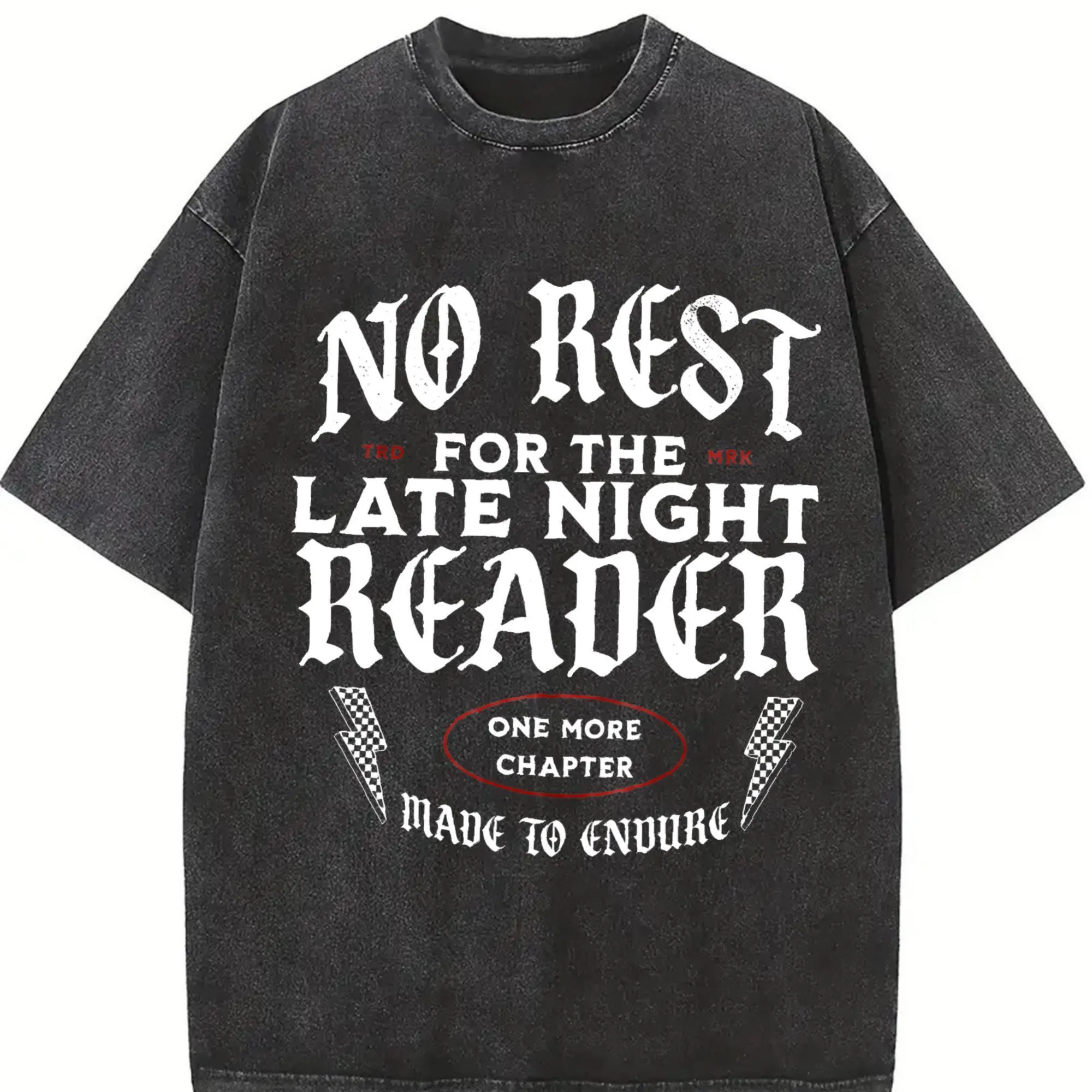 Men's Streetwear Short-Sleeve Casual Round Neck T-Shirt, Aesthetic Bookworm Graphic Tee, Literary Reading Gift for Book Lovers
