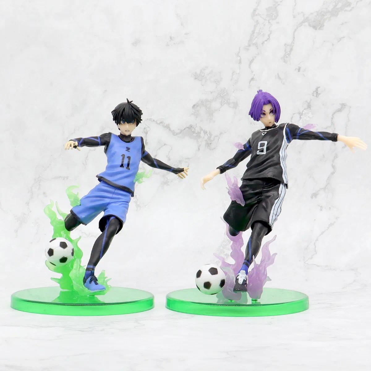 Captain Tsubasa Anime Figures Doll Isagi Yoichi Nagi Seishiro Bachira Meguru Mikage Reo Action  Model Toys for Children Gift