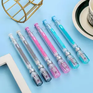 6/12pcs Injector Design Ballpoint Pens, Medical Theme, Role Play, Vaccine Education, Office School Supplies, Gift Pen