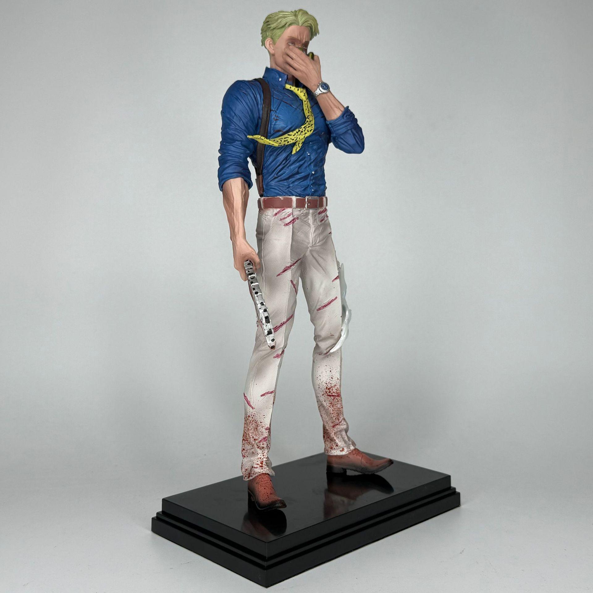 ​​Hot Jujutsu Kaisen Nanami Kento Final Battle 32cm Standing Pose Anime Figure Statue Desktop Decoration Adult Gifts