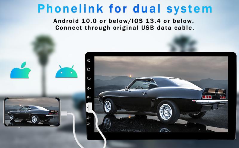 9 Inch Single Din HD Touch Screen Car Stereo with Bluetooth with Backup Camera + External Microphone + FM MP5 Player Car Audio Receivers Support Mirror Link SWC USB EQ Car Radio