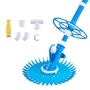 VEVOR Suction Pool Cleaner, Automatic Pool Vacuum Cleaner, Suction Side Automatic Pool Cleaner, Suction Vacuum Pool Sweeper with 12 Hoses, for In-ground Pool and Above-ground Pool Up to 20x 35 ft