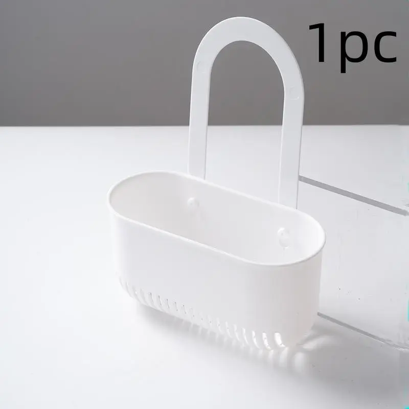 Kitchen Drain Basket, Food Waste Filter Basket, Hanging Sink Drain Basket, One-Button Press Drain Basket, Detachable Kitchen Organizer
