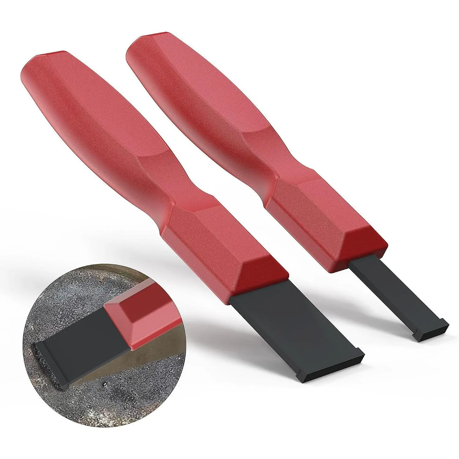 Carbide Gasket Scraper Set, 2-Piece – 1-1/4 Inch & 5/8 Inch Super Carbide Scrapers for Metal and Automotive