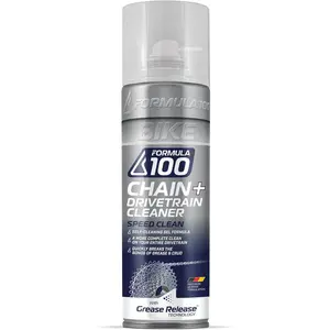Bike Chain + Drivetrain Degreaser – Spray Cleaning for Bicycles & Electric Bikes – Quickly Removes Grease, Dirt & Grime