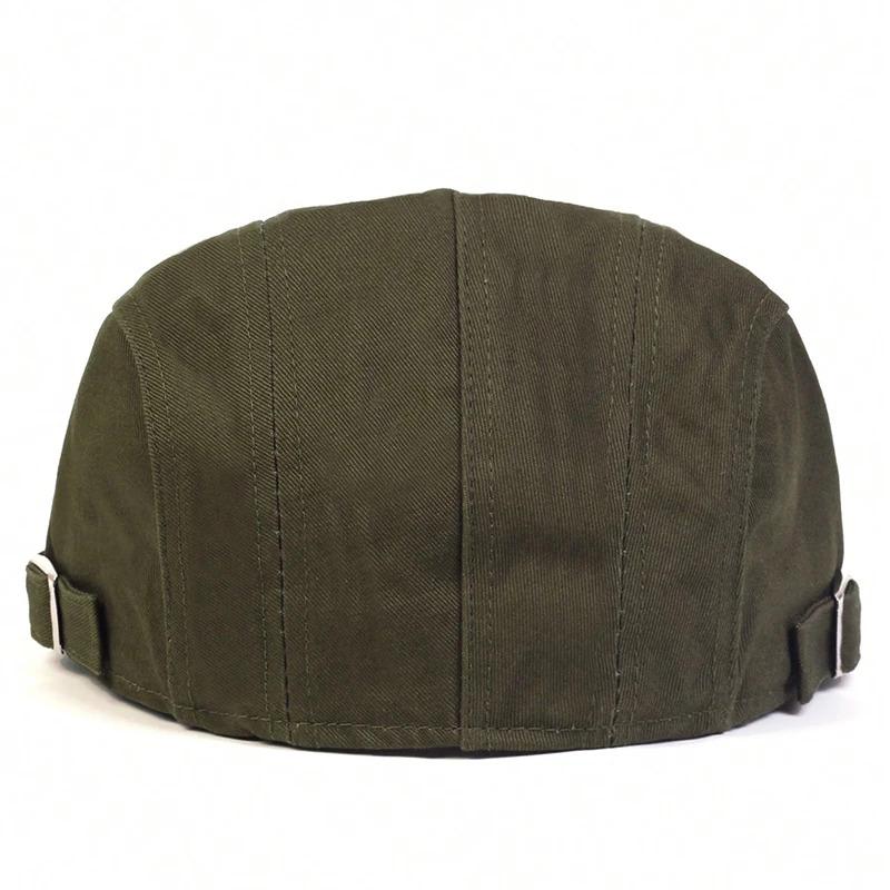 Men Light Board Solid Color Newsboy Caps British Painters Hats Spring and Summer Adjustable Flat Cap Hip Hop Berets