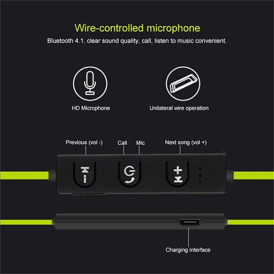 Wireless Bluetooth Headphones Stereo Hook Headset Music Sport Earphone Gaming Handsfree Earphone for All Smart Phones