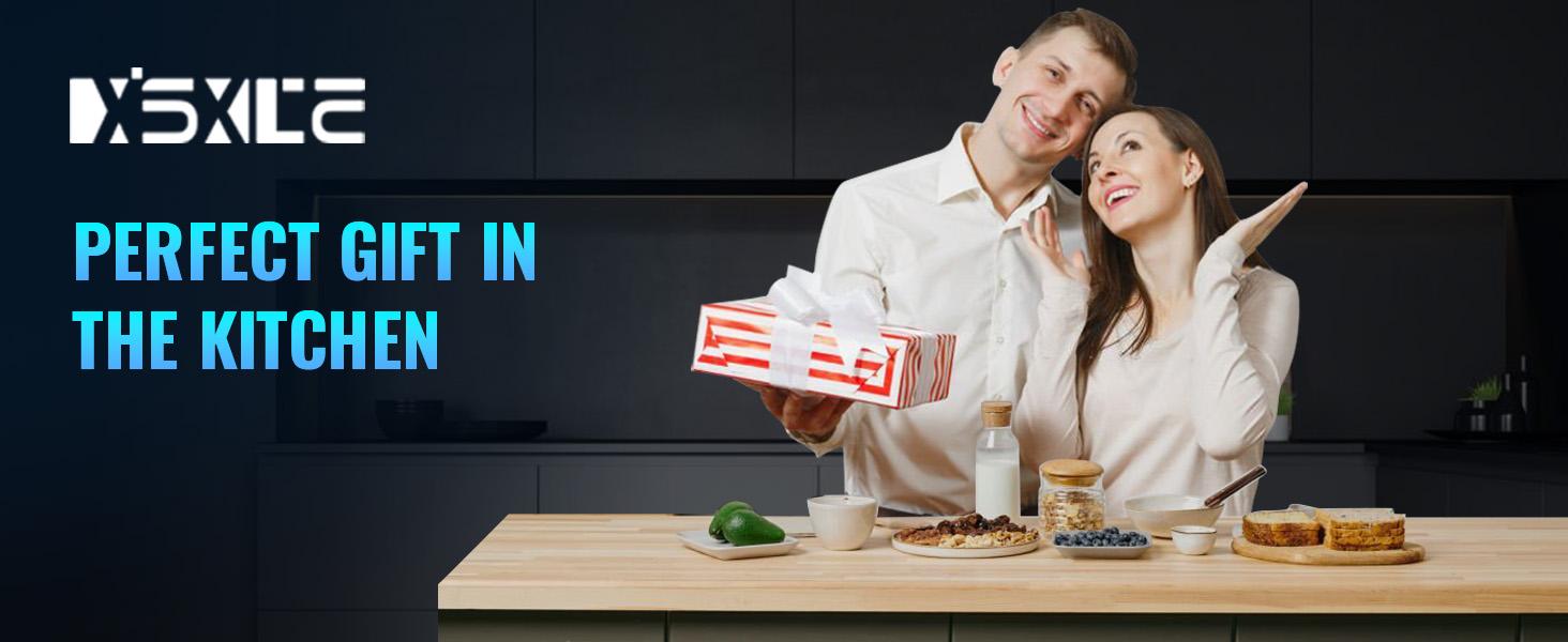 Gravity Electric Pepper Grinder, Salt or Pepper Mills & Adjustable Coarseness, with LED Light, One Hand Automatic Operation -Set/RoseRed