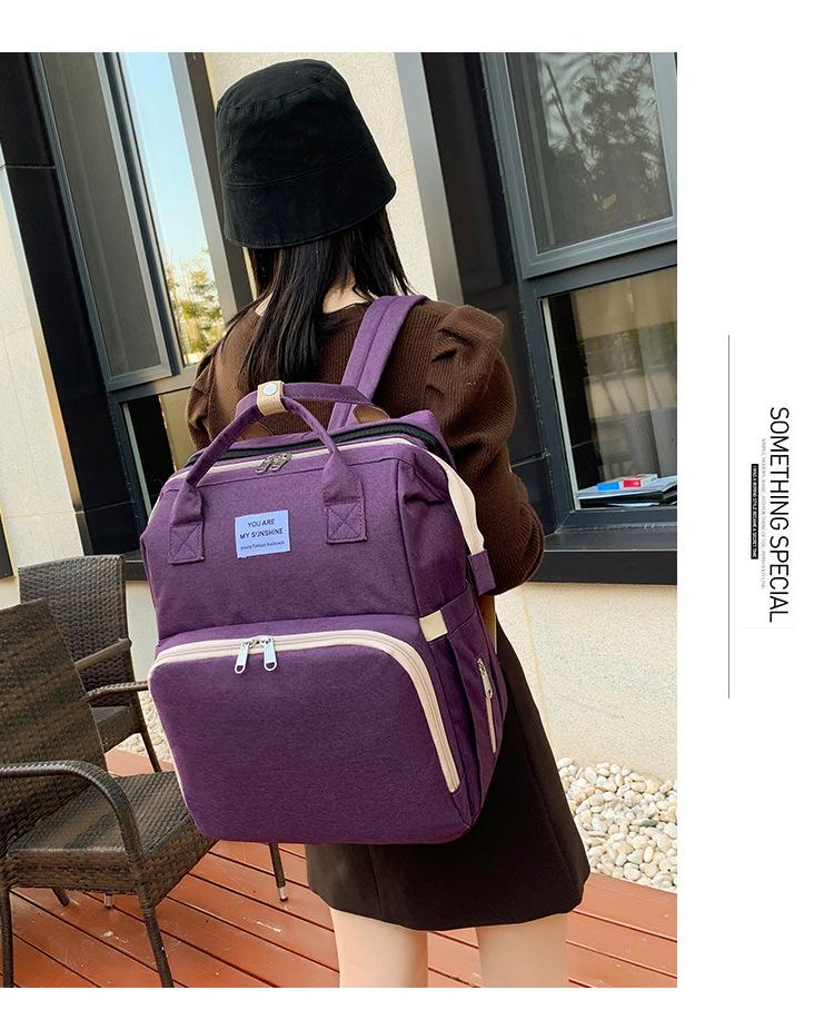 New portable folding bed sports outdoor backpack, lightweight large-capacity sports bag, multi-purpose backpack