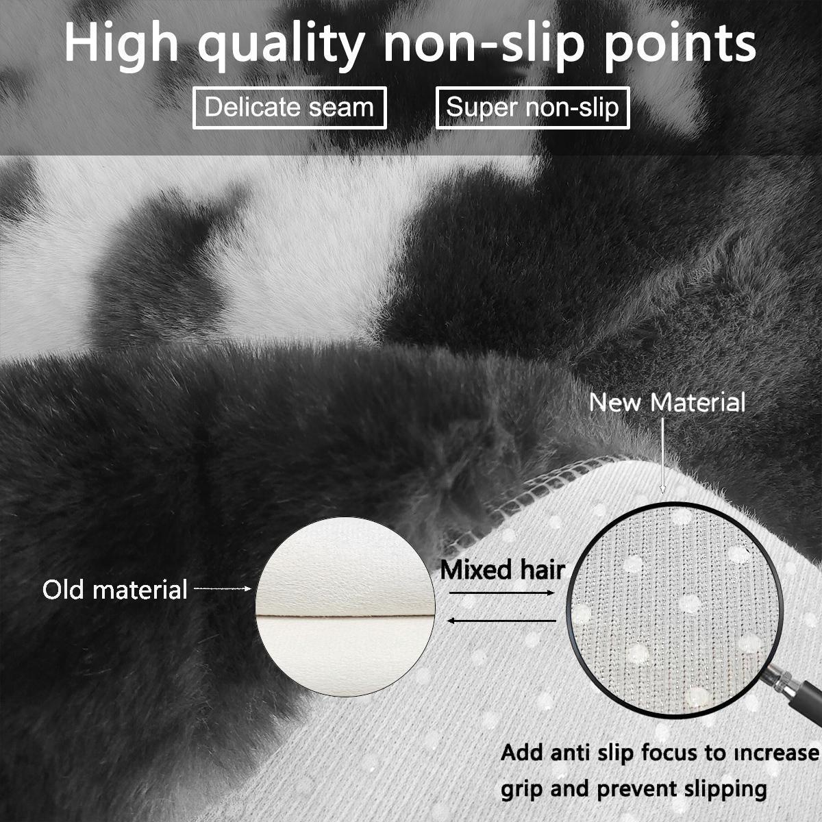 Cow Print Area Rug, Animal Printed Rug, 1 Count Non-slip Soft Floor Mat, Decorative Carpet for Home Living Room Bedroom, Home Decor