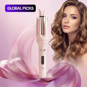 Automatic Hair Curling Iron, 28mm Rotating Hair Curler with Negative Ion Technology, 4 Adjustable Temperature Settings, Ceramic Hair Styling Tool Curling Iron Styler for Women #GLOBAL PICKS