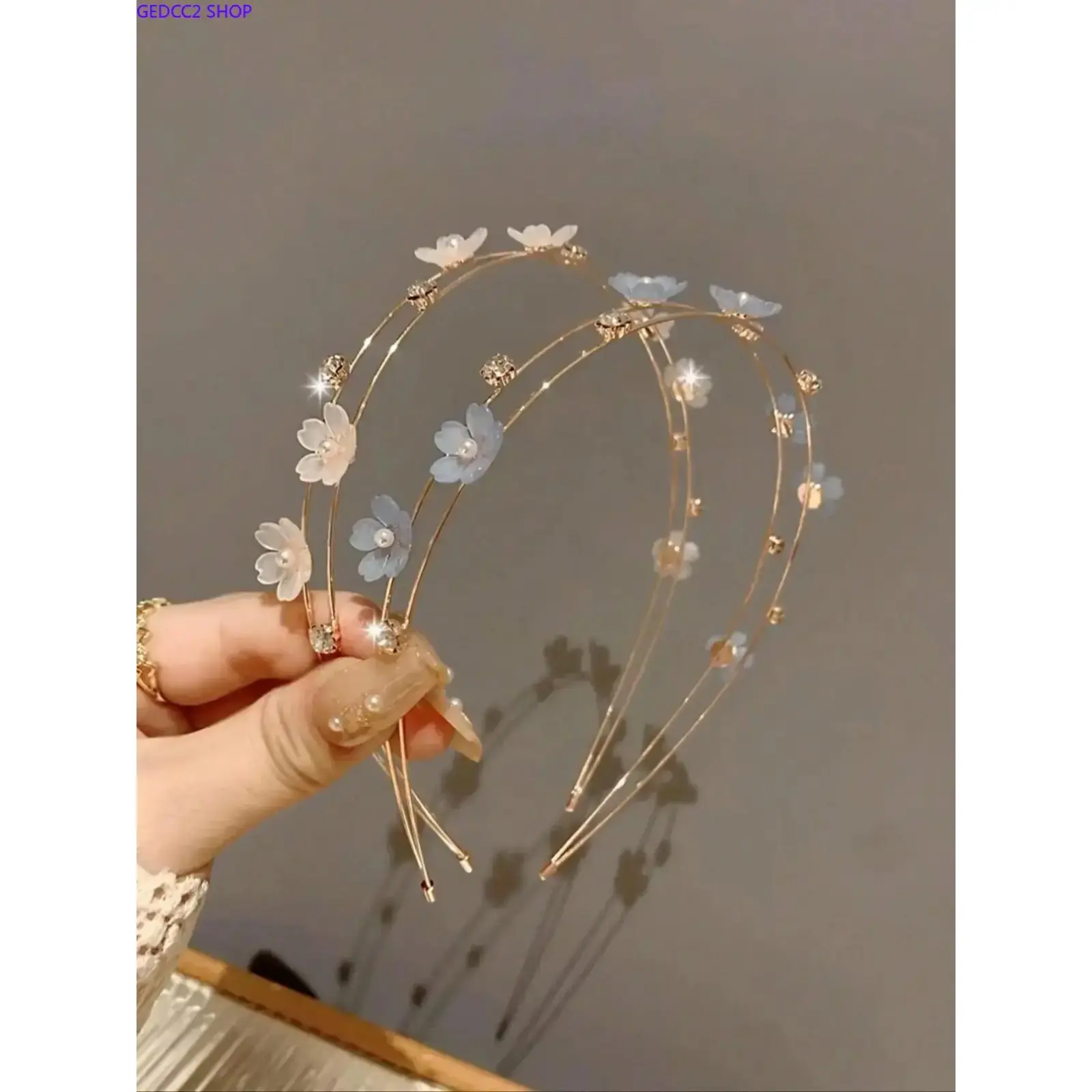 Women's Elegant Floral Headband with Flower Decor - Garden Theme Accessory for Wedding Party, Special Occasions (Sports & Outdoor Camping Hiking Hammock Companion)