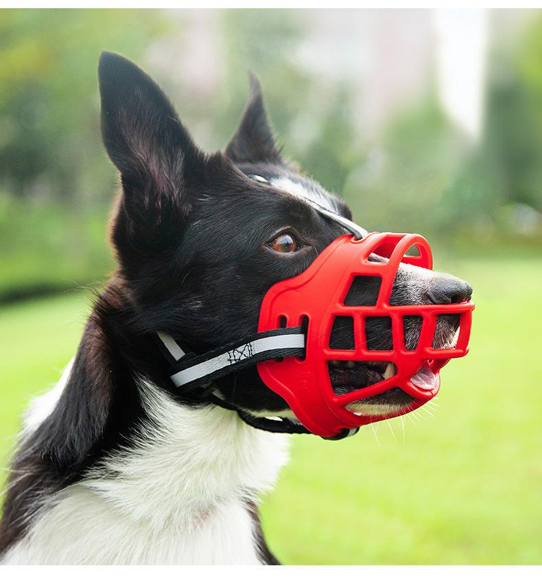 Adjustable Breathable Dog Muzzle Anti-Bite Anti-Bark Anti-Chew Pet Safety Mouth Cover for Small Medium Large Dogs