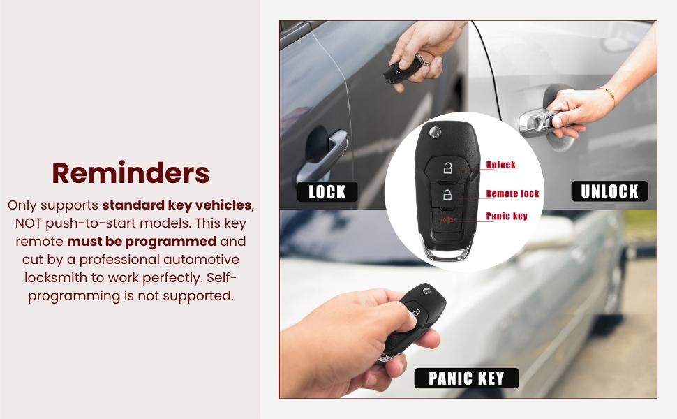 N5F-A08TAA Key Fob Replacement for Ford F150 (2015-2022), F250 F350 F450 F450 (2017-2022), for Explorer Ranger Ecosport Bronco, Replace #164-R8130 #5923667, 3 Button Keyless Entry Flip Remote, 315Mhz N5F-A08TAA Key Fob Replacement for Ford F150 (2015-2022), F250 F350 F450 F450 (2017-2022), for Explorer Ranger Ecosport Bronco, Replace #164-R8130 #5923667, 3 Button Keyless Entry Flip Remote, 315Mhz