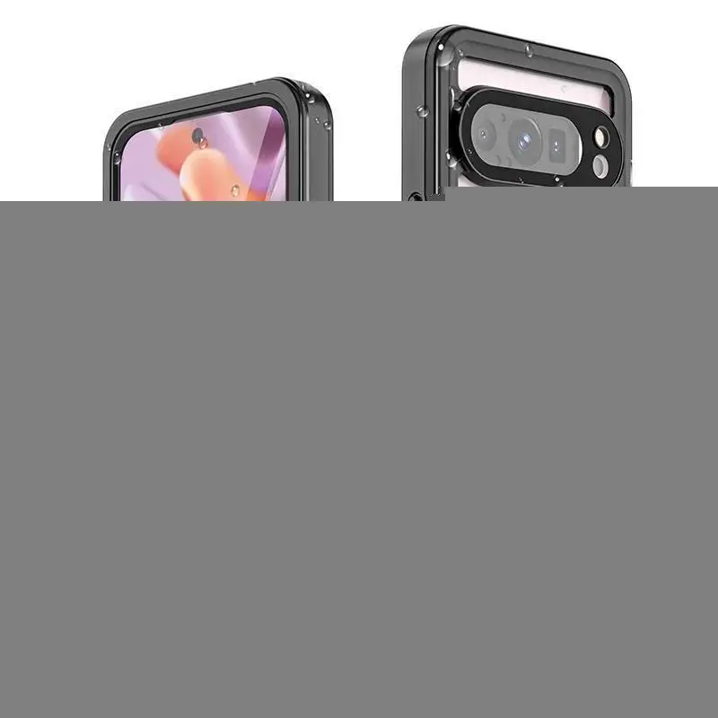 IP68 Waterproof Metal Aluminum Case for Google Pixel 7, 8 Pro, 8A, 9, 9 Pro XL, 9A - Smartphone, Cellphone, Handheld Devices Accessories for Diving, Outdoor Sports