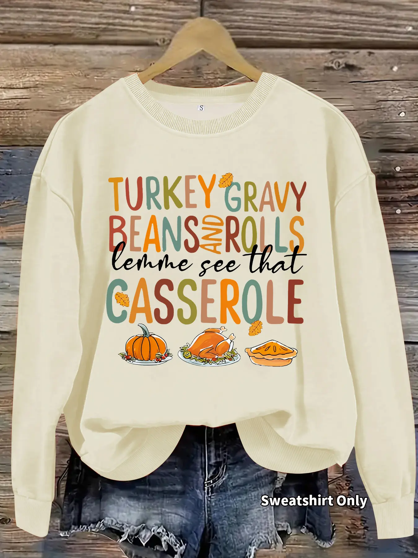 Women's Halloween Cat Pattern Sweatshirt, Soft Long Sleeve Round Neck, Casual Loose Fit, Durable Fabric, All Seasons