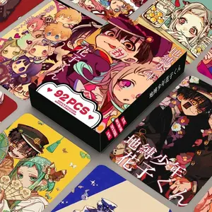 92Pcs/Set Anime Toilet-bound Hanako-kun Lomo Card Yugi Amane Photocard HD Print Photo Card Game Fans Collection Toy Gift Sticker